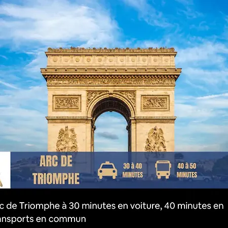 Apartment Comfy Flat For 8 Guests With On View Eiffel Tower *
